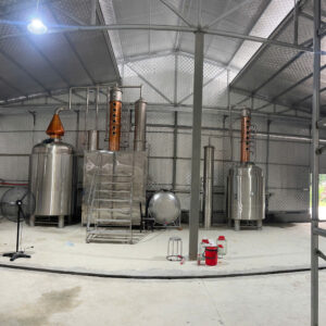 Tháp chưng cất rượu công suất nhà máy