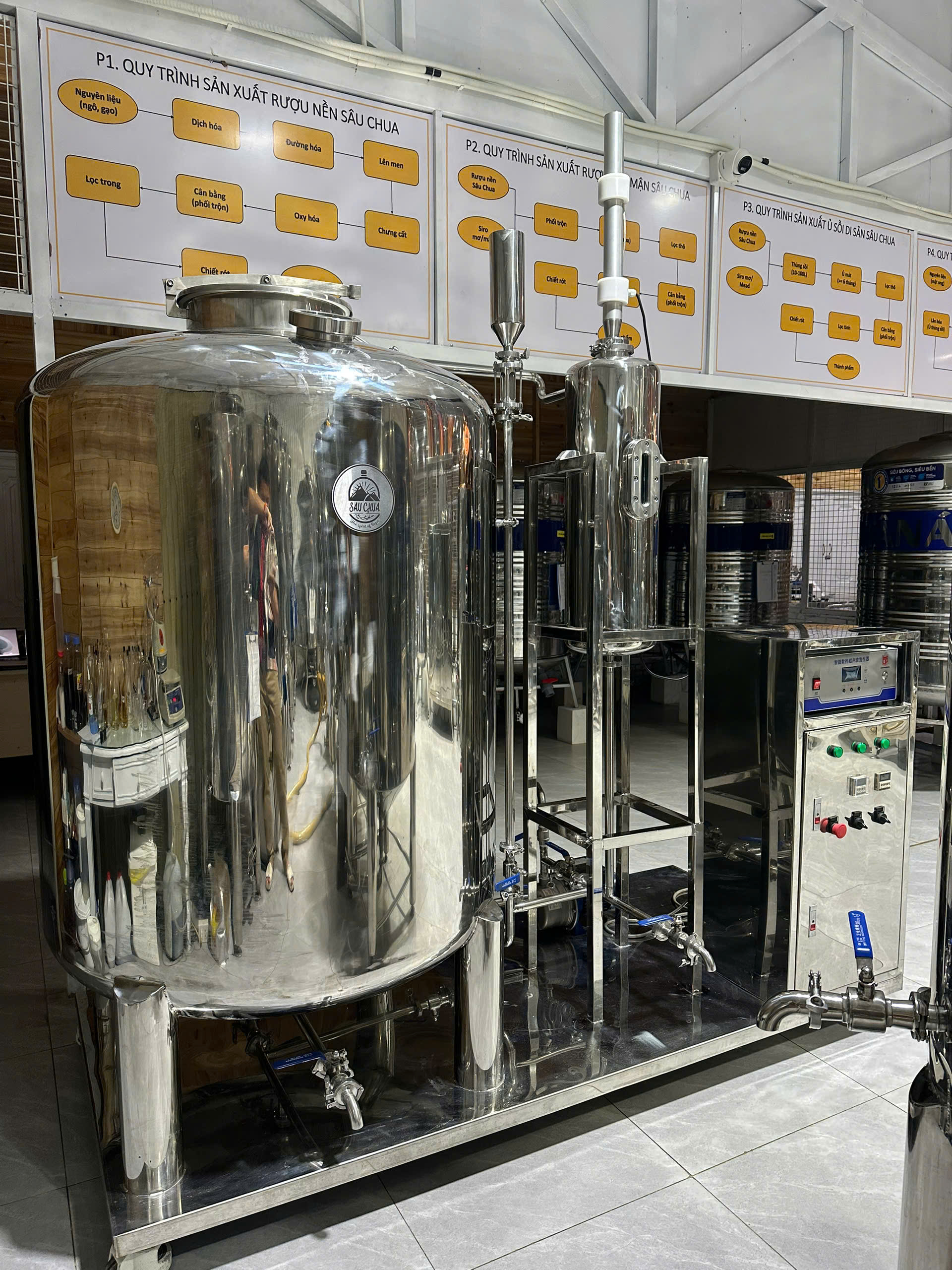 MÁY LÃO HÓA RƯỢU DÙNG GẬY SIÊU ÂM